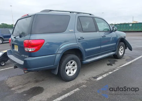 2005 Toyota Sequoia Sr5 V8 из США, поврежденный, VIN 5TDBT44A95S248889